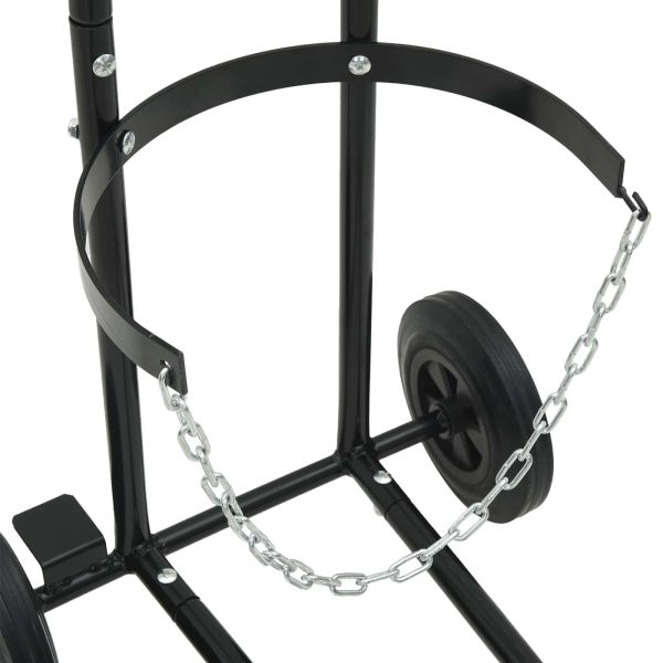 Ръчна количка Черен и Червен 49 x 49 x 101 см Стомана