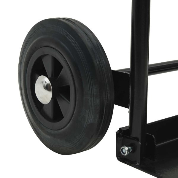 Ръчна количка Черен и Червен 63 x 43,5 x 110 см Стомана