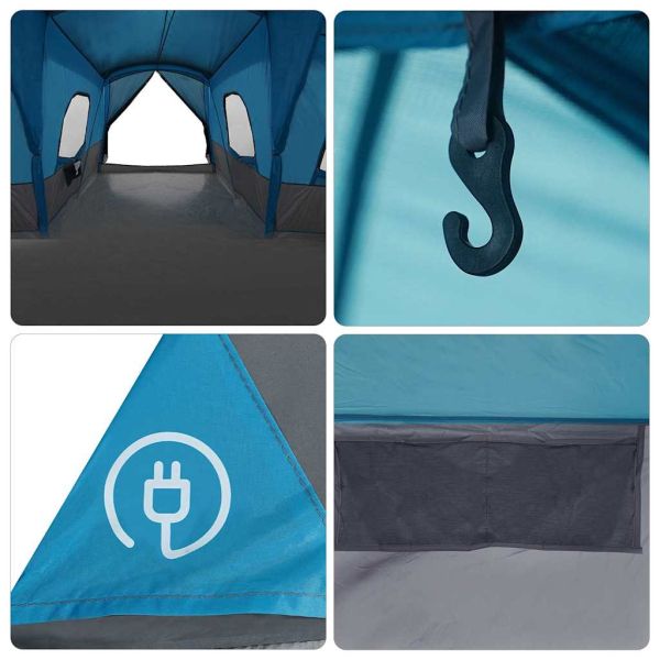 Наметало Синьо 680 x 510 x 210 см 185T полиестер с PU покритие