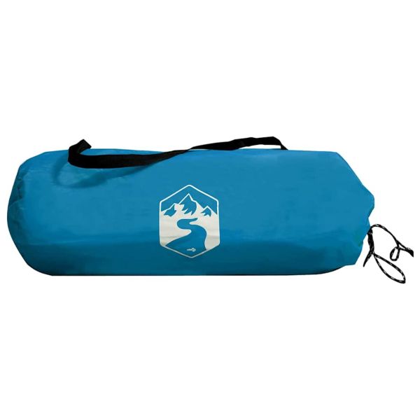 Тунелна палатка с покрив Синьо и сиво 318 x 275 x 140 см