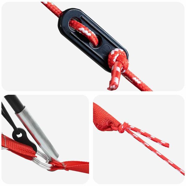 Семейна палатка с покрив Зелен и бял 745 x 700 x 217 см