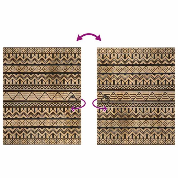 Комплект мебели за баня, 3 части, масивна мангова дървесина