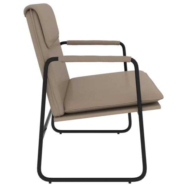 Пейка, капучино, 100x64x80 см, изкуствена кожа