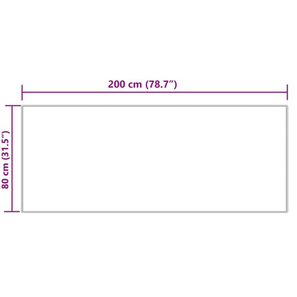 Изкуствен овчи килим Tafalla Крем 80 x 200 cm Полиестер