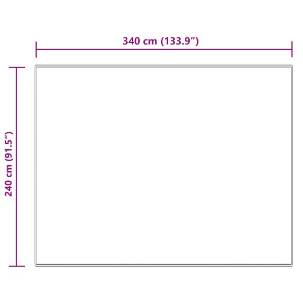 Изкуствен овчи килим Tafalla Крем 240 x 340 см Полиестер