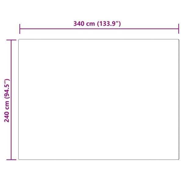 Изкуствен овчи килим Tafalla Сив 240 x 340 см Полиестер