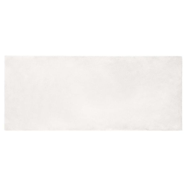 Килим с изкуствена заешка козина Olite Бяло 80 x 200 cm