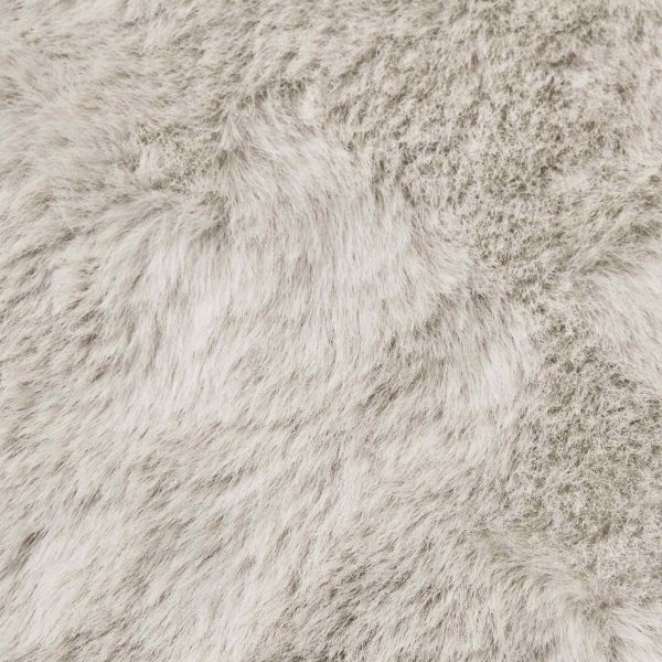 Килим с изкуствена заешка козина Olite Бежово 80 x 250 cm