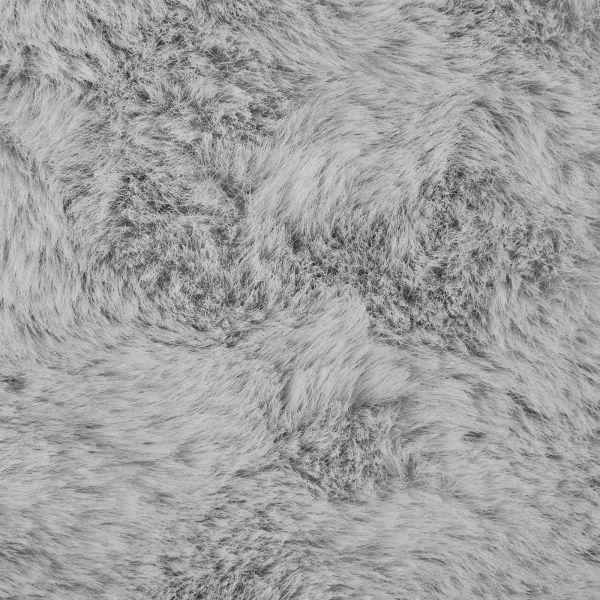 Килим с изкуствена заешка козина Olite Сив 80 x 250 cm