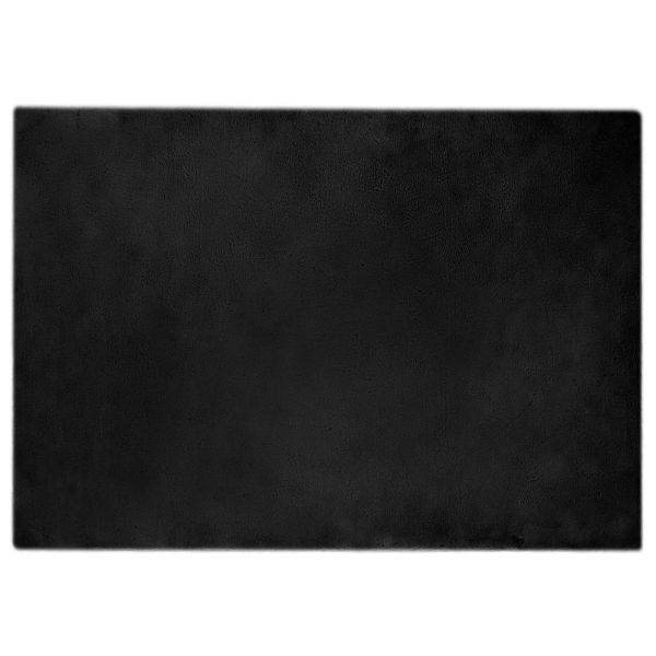 Килим с изкуствена заешка козина Olite Черно 140 x 200 cm