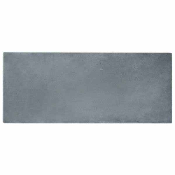 Килим с изкуствена заешка козина Olite Антрацит 80 x 200 cm