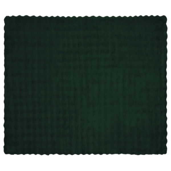 Пухено одеяло от зайче 4 pcs Тъмен зелен 130 x 150 cm Полиестер