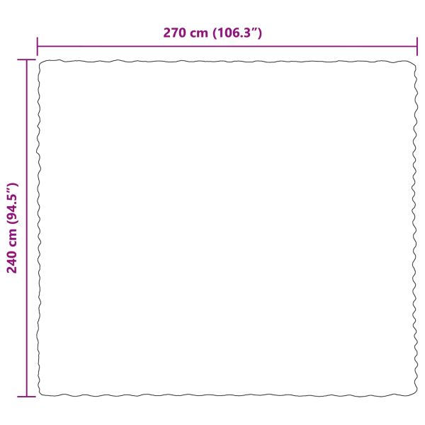 Пухено одеяло от зайче 4 pcs Тъмен зелен 240 x 270 см Полиестер