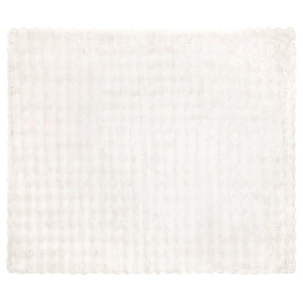 Пухено одеяло от зайче 4 pcs Бяло 130 x 150 cm Полиестер