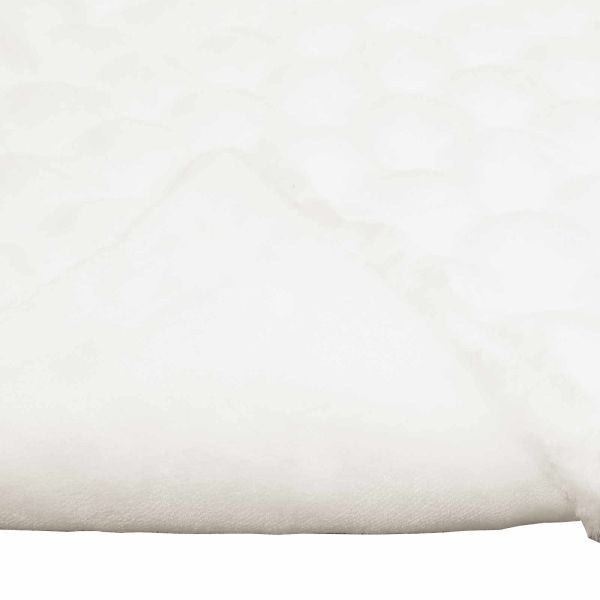 Пухено одеяло от зайче 4 pcs Бяло 130 x 150 cm Полиестер