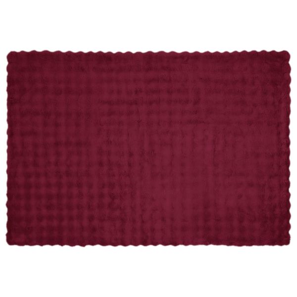 Пухено одеяло от зайче 4 pcs Бордо червен 130 x 150 cm