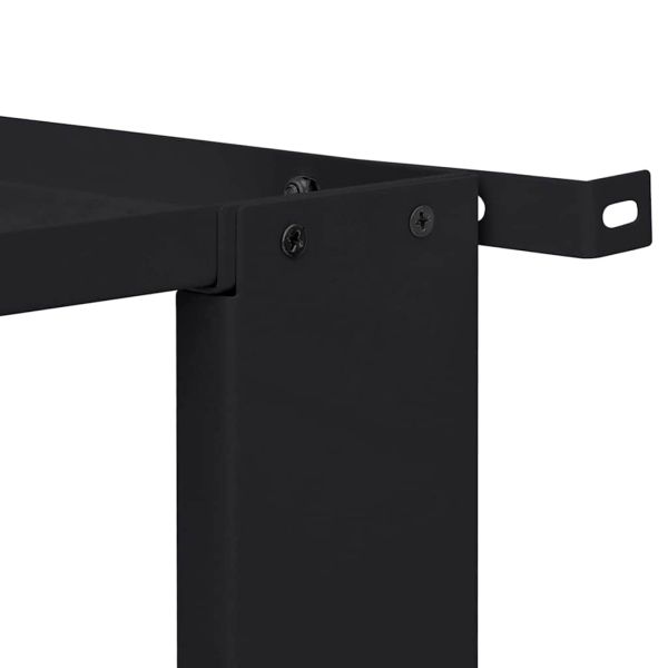 Педестал за пералня 2 pcs Черно 64 x 55 x 32.5 см Стомана