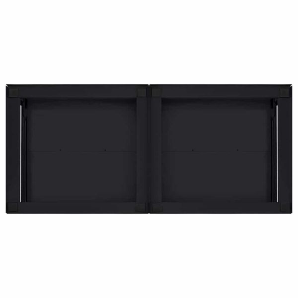 Педестал за пералня 2 pcs Черно 64 x 55 x 32.5 см Стомана