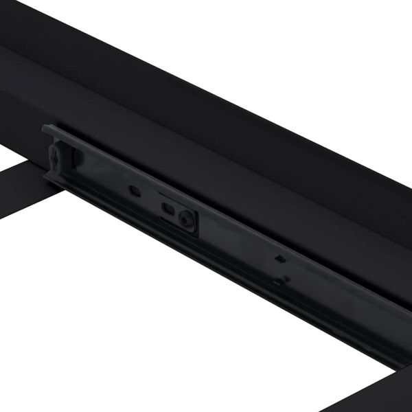 Интермедиина етажерка за пералня Черно 60 x 60 x 8 см Стомана