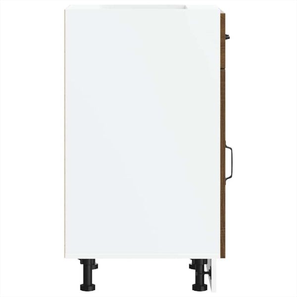 Кухненски шкаф, "Kalmar", кафяв дъб, инженерно дърво