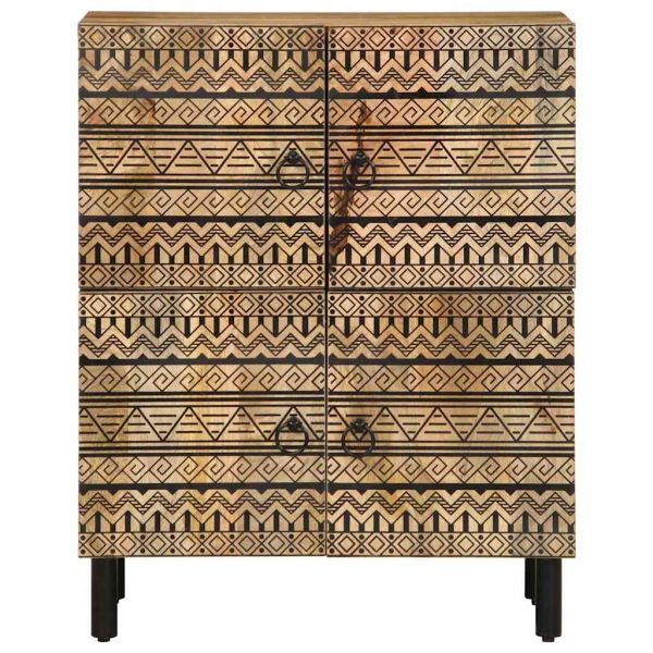 Бюфет 60x33,5x75 см грубо мангово дърво масив