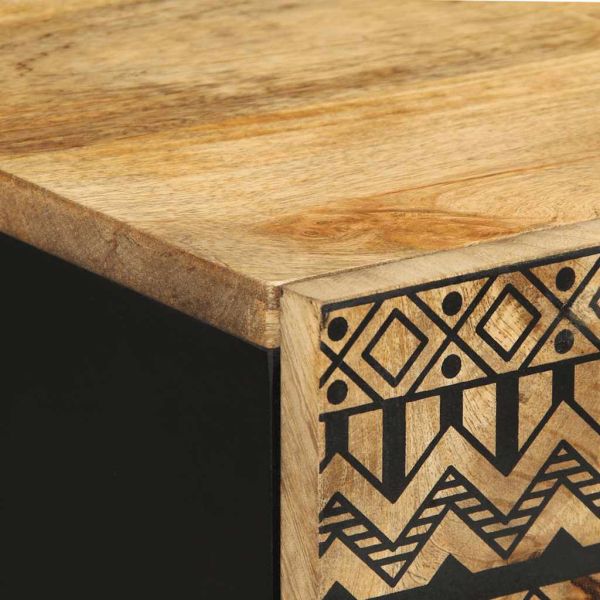 Бюфет 60x33,5x75 см грубо мангово дърво масив