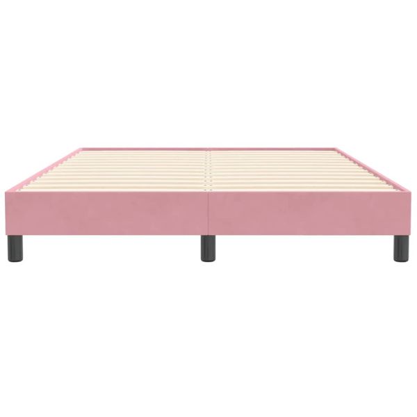 Рамка за легло без матрак Pink 140x210 cm Кадифе