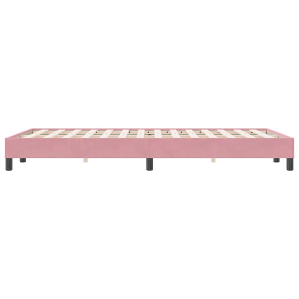 Рамка за легло без матрак Pink 120x220 cm Кадифе