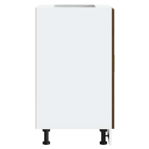 Кухненски шкаф Porto, кафяв дъб, инженерно дърво