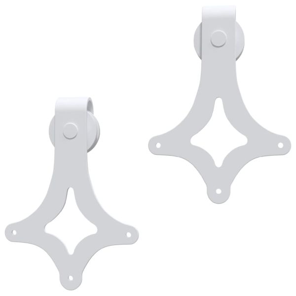 Плъзгаща врата с монтажни части, 100x210 см, борово дърво масив