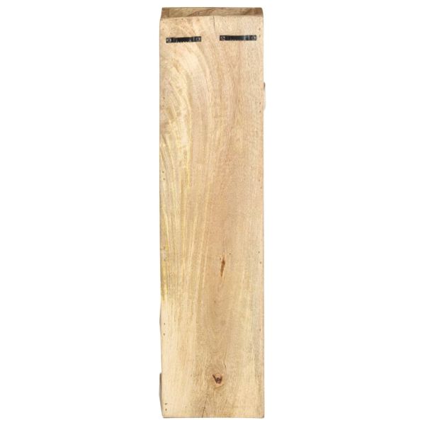 Стойка за вино за 5 бутилки, мангово дърво масив