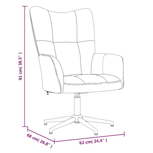 Стол за релакс с табуретка, виненочервен, кадифе