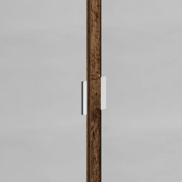 Комплект мебели за баня 3 pcs Старо дърво Инженерно дърво