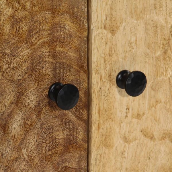 Страничен шкаф 60x33x75 см манго масивно дърво