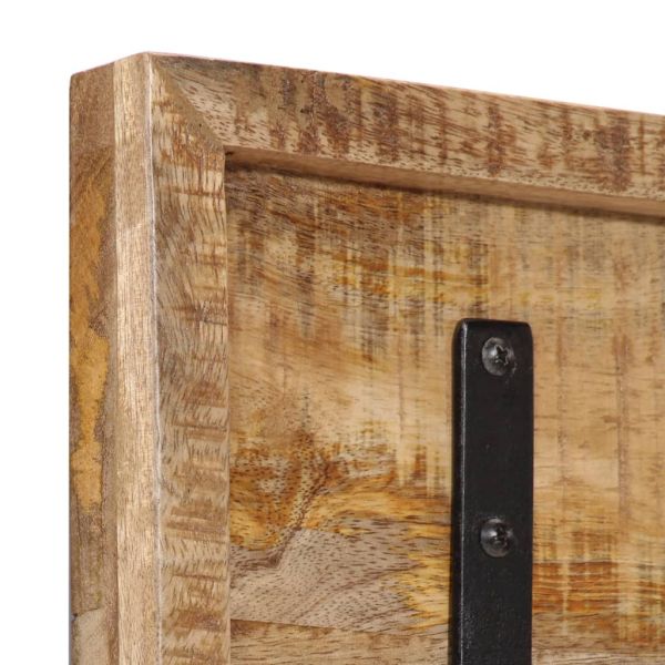 Стенна закачалка с 5 куки манго масивно дърво