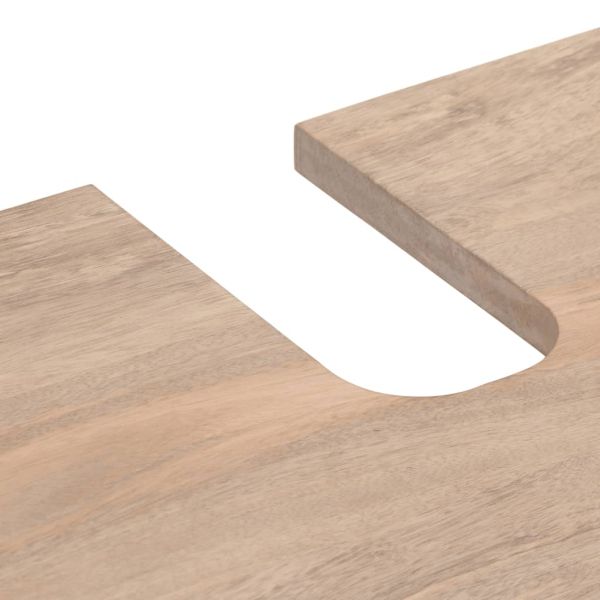 Шкаф за баня 62x34x58 см масивно мангово дърво