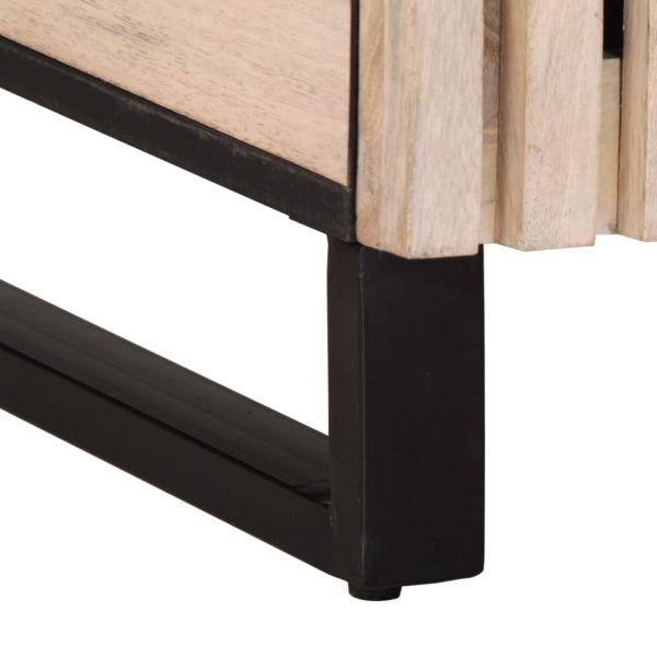 Шкаф за баня 62x34x58 см масивно мангово дърво