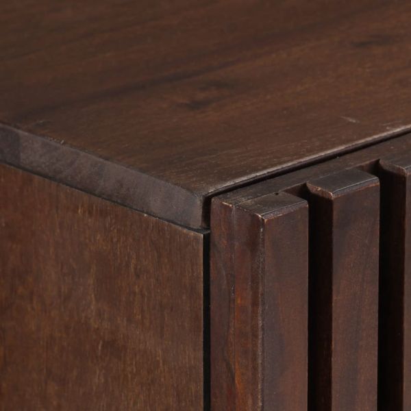 Бюфет, кафяв, 60x34x75 см, мангово дърво масив