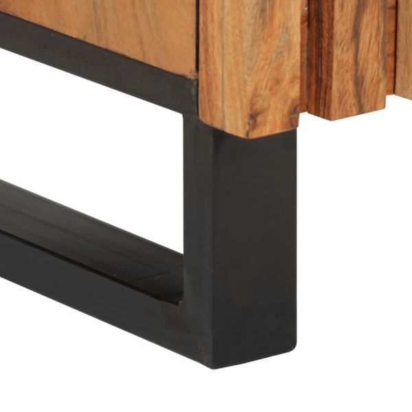 Висок шкаф, 40x34x110 см, акациево дърво масив