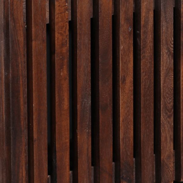 Висок шкаф, кафяв, 40x34x110 см, мангово дърво масив