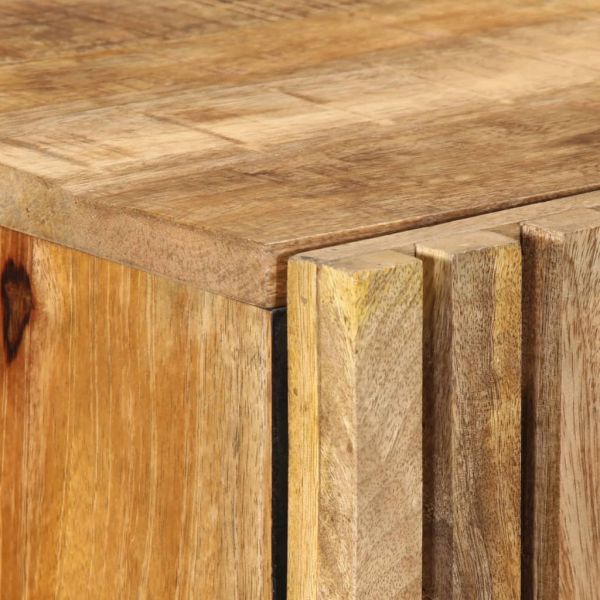 Висок шкаф, 60x34x100 см, грубо мангово дърво масив