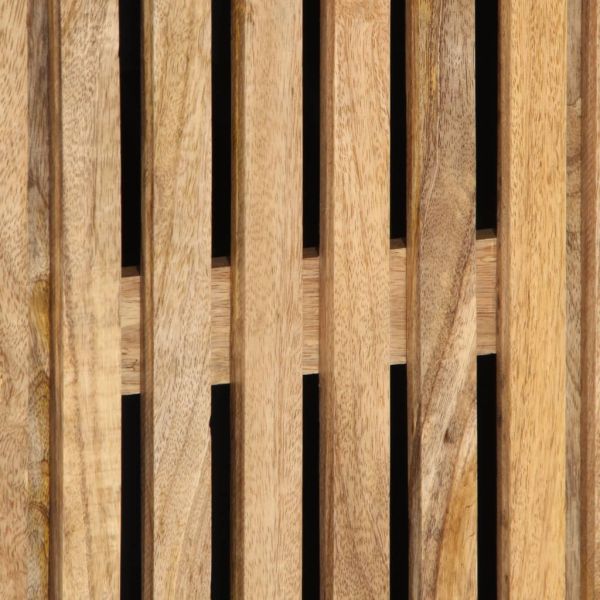 Висок шкаф, 60x34x100 см, грубо мангово дърво масив