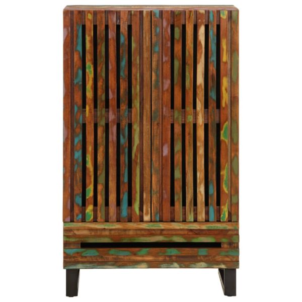 Висок шкаф, 60x34x100 см, акациево дърво масив