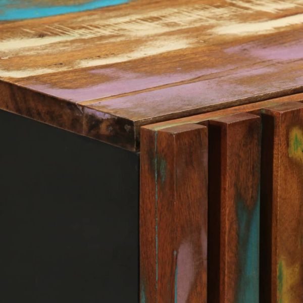 Висок шкаф, 60x34x100 см, акациево дърво масив