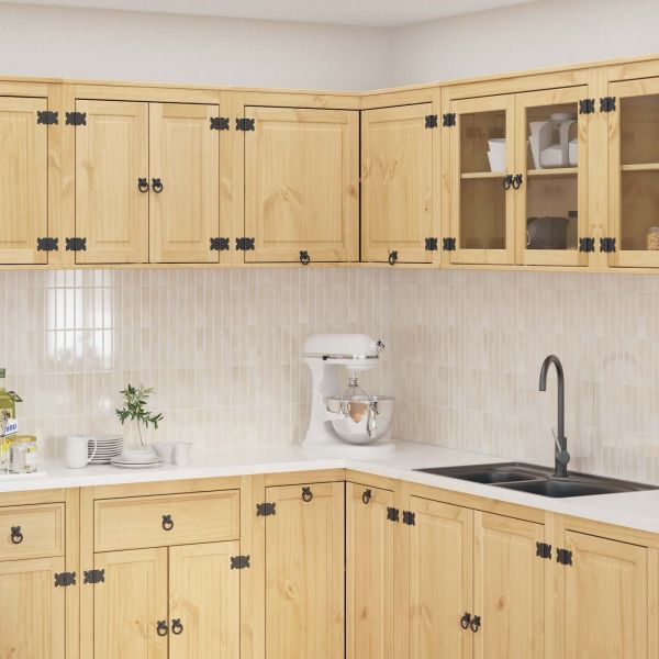 За шкафове с рафт Меден 80 x 80 x 60 см Солидно борово дърво