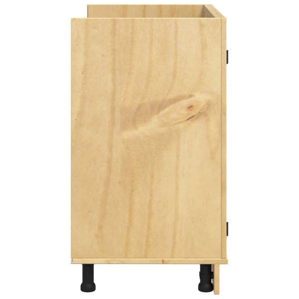 За шкафове с врата Меден 80 x 46 x 81,5 см Солидно борово дърво