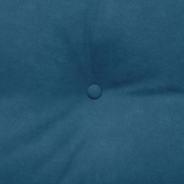 Възглавница за гръб Синьо 120 x 24 x 50 см Кадифе