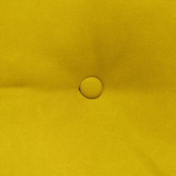 Възглавница за гръб Жълто 120 x 24 x 50 см Кадифе