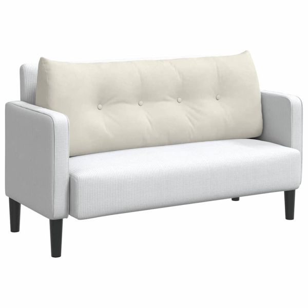 Възглавница за гръб Крем 120 x 24 x 50 см Кадифе