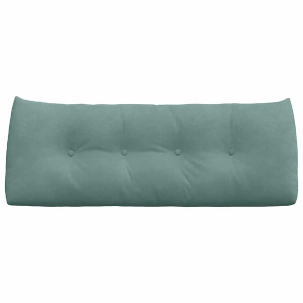 Възглавница за гръб Морско зелено 120 x 24 x 50 см Кадифе
